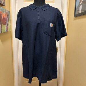 Carhartt women’s  Dark Blue Polo Shirt